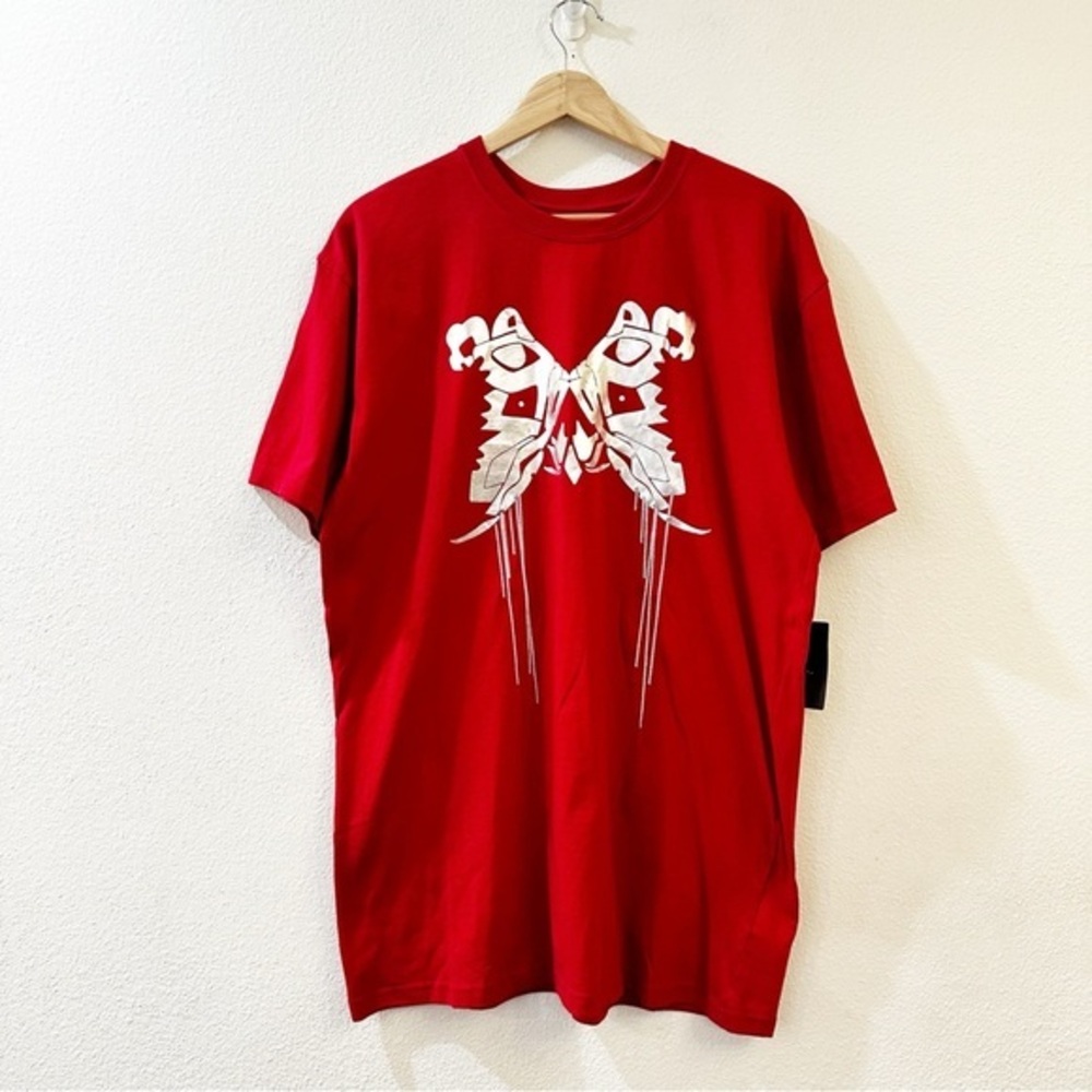 Nike Air Jordan Men's Short Sleeve Crew Neck‎ Size Large Red NWT